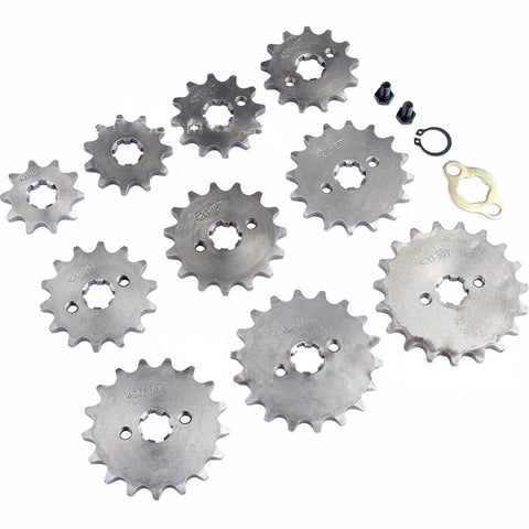 Drop In Ready 420 Drive Sprocket With 15 Teeth And 17mm Bore For 50cc To 110cc Mini Pit Bikes, metal gear assortment.
