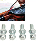 Heavy Duty 13mm Ball Pins Gas Lift Support Hardware Kit used on car hood with 4 steel ball pins visible