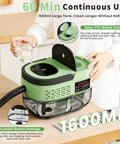 Handheld Steam Cleaner With 2500W Beast Mode Power And 1600Ml Tank, easy-fill inlet and visible water tank for continuous use.