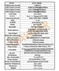 Specifications of Dome Cam 1080P 4 in 1 HD TVI AHD CVI CVBS True Day Night IP66 Weatherproof including lens type and power supply
