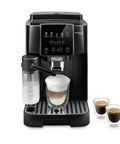 Automatic Espresso Machine With Built In Grinder And Auto Milk Frother Five One Touch Drinks For Lattes Cappuccinos Espresso And More Easy To Clean Barista Vibe At Home Coffee Maker For Iced Coffee showing front view with coffee cups