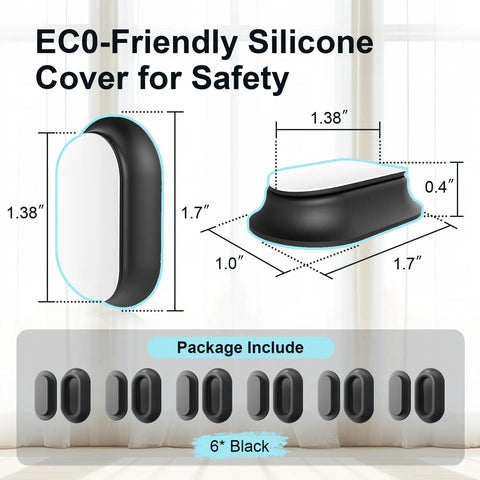 Magnetic Remote Control Holder With Self Adhesive Wall Mount 6 Pack Upgraded Silicone Organizer dimensions and package included