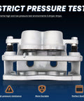 Front view of Two Pack Front Disc Brake Caliper Assembly With Bracket For Chevy Avalanche Silverado 1500 Suburban Tahoe