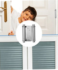 Heavy Duty Double Action Spring Hinges Built Tough As Nails With Rust Proof Stainless Steel For Smooth Self Closing Swing Doors Absolutely Solid Choice For Bathroom Cabinets And Furniture 2 Piece Set with stainless steel hinge and door.