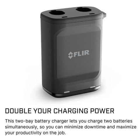 Two Bay Battery Charger For Ixx And Exx Series Cameras, Dual Dock To Keep Your Spare Batteries Juiced Up At Once, Black Finish