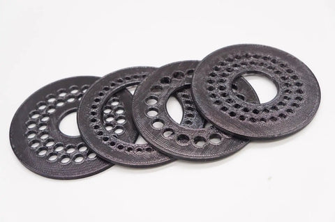 Pro Grade Throat Plate Inserts For Triton TSPS450 Spindle Sander 19 25 32 44 Millimeters, 3D Perforated Dust Extraction set