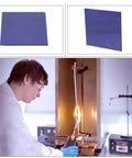 Cobalt Blue Glass Sheet For Flame Color Reactions And Potassium Filtering Lightweight Portable Lab Shielding Plate For Steel Plant And Cement Production Experiments Durable Conductive Glass For Science Labs, blue sheet in flame test setup