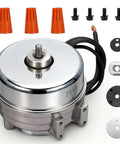 Universal Refrigerator Condenser Fan Motor 115V 1550RPM 2W Replacement With Dual Frequency 50 60 Hz parts included