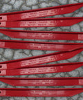 Red resin Spiritual Warfare Stakes 8 Pack For God’s Protection Bible Verses To Fortify Faith Break Spiritual Fog