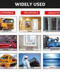 VUAOHIY rubber weather stripping grid: 9 uses, truck, door, cabinet, sedan, window, generator, train, building, plate.