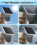 4W Solar Panel Replacement for SoloCam S340 Keeps Your Cam Powered, Upgrades From 2W, IP65 Weatherproof Outdoor Tough