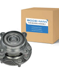 Beefy Front Wheel Hub And Bearing Assembly For Toyota Tundra 4WD 2007 Through 2021 And Toyota Sequoia 4WD 2008 Through 2021 shown with packaging