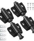 4 Pack Heavy Duty Magnetic Push Latch For Cabinets And Doors No Hassle No Handle Required Magnetic Door Catch shown with screws