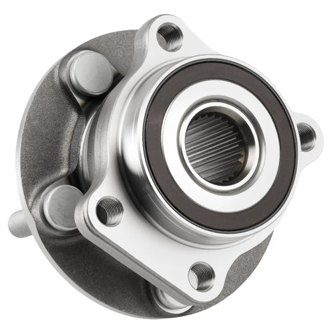 Front Wheel Hub Bearing Assembly Fits Forester 2009 To 2014 Outback 2005 To 2014 Impreza 2008 To 2014 Legacy 2005 To 2014 XV Crosstrek 2013 To 2014 WRX 2013 To 2014 5 Lug With ABS 2 Piece Set Ready To Roll