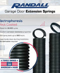Two Pack 25 Inch Garage Door Springs For 7 Ft Doors, 130 Pound Capacity, Yellow End Coils, Double Looped Ends, Easy Install