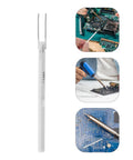 Heavy Duty Ceramic Soldering Iron Element Core White Replacement Heating Core With Rapid Heat Up For Precision Electronics Repair and Durable Long Lasting Projects on workbench.