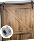 Heavy Duty Stainless Steel U Groove Sliding Door Roller Pulley With Ball Bearings on wooden barn door hardware.