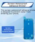 5 Pack Waterproof Adhesive Stickers Kit For iPhone 15 Pro Max 6.7 Inch Pre Cut Watertight Screen Frame Seal Tape