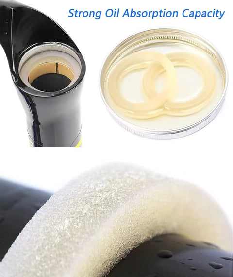 Bike Foam Ring Replacement Kit For Suspension Fork Service 32mm 34mm 35mm 36mm Sizes Easy Install With High Density Sponge