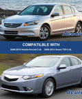 Honda Accord 2.4L 2008-2012 and Acura TSX 2.4L 2009-2013 compatibility for Honda Engine Motor Mount Set