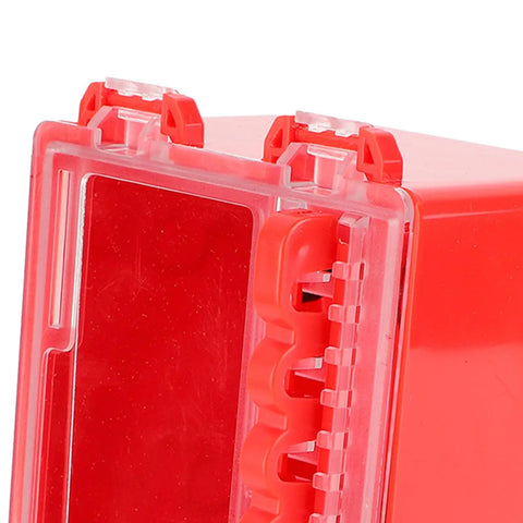 Tough As Nails Wall Mount Group Lockout Box Featuring Eight Digit Combination And Transparent Viewing Window To Secure Eight Hanging Padlocks Heavy Duty Abs Construction Game Changer For Job Sites And Safe Storage