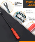 Built Tough 47 Piece Plastic Rivet Gun Kit For Auto Repairs Puts You In Control Smoothly With Manual Riveter featuring high-grade synthetic goat horn tool.