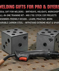 Beginner Welding Practice Kit With Six Welding Coupons And Plate Set for MIG TIG and Stick Hands On Pro Grade Durable Steel Plates