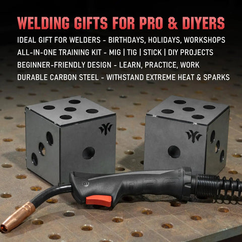 Beginner Welding Practice Kit With Six Welding Coupons And Plate Set for MIG TIG and Stick Hands On Pro Grade Durable Steel Plates