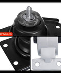 Heavy Duty Engine Motor And Transmission Mount Kit Set Of Four For Hyundai Accent And Kia Rio 2006 Through 2011 1.6L L4 mount detail view with steel and rubber components.
