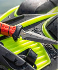 3.5 Inch Pointed Dive Knife With Non Slip Grip Handle TiN Coated Marine Grade Stainless Steel Full Tang Built on wetsuit