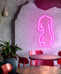 Neon Lights Sign For Wall Decor And Bedroom Vibe Lit LED Sign USB Powered Acrylic Backplate 5V Low Voltage No Noise Safe Glow