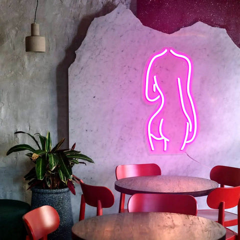 Neon Lights Sign For Wall Decor And Bedroom Vibe Lit LED Sign USB Powered Acrylic Backplate 5V Low Voltage No Noise Safe Glow
