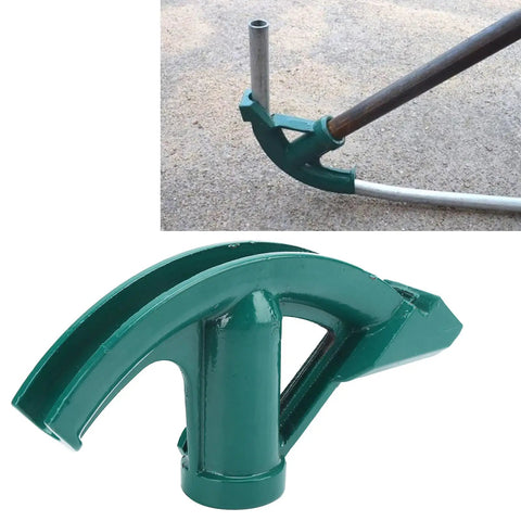Heavy Duty Manual Wire Tube Bender for Copper And Aluminum Pipes Easy Hydraulic Pipe Bending Tool angled view showing durable steel construction.