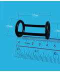 Five Piece Ice Cream Maker Replacement Sealing Rings Set With I Circle Silicone Seals And H Shape Gaskets with ruler scale