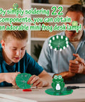 Child assembling Hands On Night Light Soldering Practice Kit With Brightness Adjustable Power Switch Fun DIY Projects For Beginners