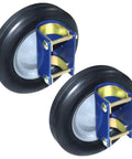 2 Pack Gate Wheel For Round Tube Gates One And Five Eighths Inch To Two Inch Diameter Durable Rubber And Solid Steel Plate Wheel Prevents Sagging And Eases Gate Opening And Closing Replaces S16100600 on white background