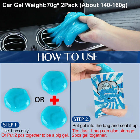 Using cleaning gel from Car Interior Duster Kit With Detail Brush And Cleaning Gel For Fast Dust Removal From Vents Dashboards And Speakers Safe Scratch Free Soft Bristles For A Dope Pro Grade Clean