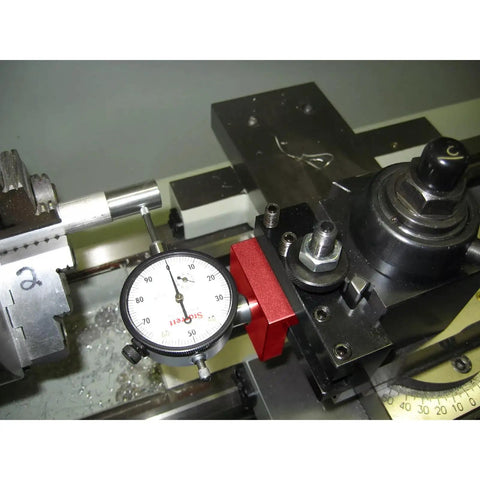 Dial Indicator Holder For Lathe Mounts 1/2 Inch Tool Post Compatible With BXA AXA 0XA, aluminum stand on lathe for alignment