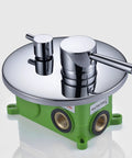 Tub And Shower Faucet Set With Valve Included Chrome Shower System With High Flow Waterfall Tub Spout Quick Fill 4.83 GPM At 60 PSI