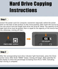Hard Drive Copying Instructions for Five Bay Hard Drive Enclosure Copier Box For Offline Cloning Sata Ssd And Hdd Delivering 5Gbps Through Usb 3.0.