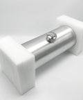 Aluminum Fuel Tank 5 Gallon For Cars And Hot Rods 8x24 Inch Center Fill One Quarter Inch NPT Outlet Gas Tank in protective foam