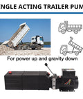Beefy 16 Quart Hydraulic Power Unit 220V 2.2kW 3450 RPM Single Acting Pump For Car Lifts And Dump Trailers 3200 PSI Max system