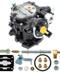 Marine 2 Barrel Carburetor For Mercruiser Mercury Mercarb 3.0L 2.5L 4 Cylinder Engines With Jets And Gasket Electric Choke