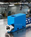 Pro-Grade Pneumatic Vacuum Ejector With Silencer And Aluminum Air Exhaust Valve For Industrial Automation CV-10 on metal table