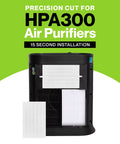 Six Premium HEPA Filter Set For HPA300 Air Purifier Replacement Filters With Eight Activated Carbon Prefilters Fits Honeywell