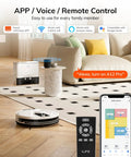 A12 Pro Robot Vacuum And Mop Combo With Self Emptying Station For 60 Days LiDAR Mapping No Go Zones WiFi Alexa Ready Remote Control