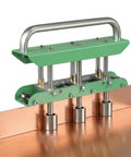 Hydraulic Sheet Metal Bending Machine 0 to 90 Degrees for Steel Aluminum and Copper with V Groove Roller System