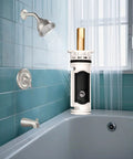 1222 Replacement Cartridge Kit With Puller And Retainer Clip For One Handle Tub And Shower Valves in bathroom setting