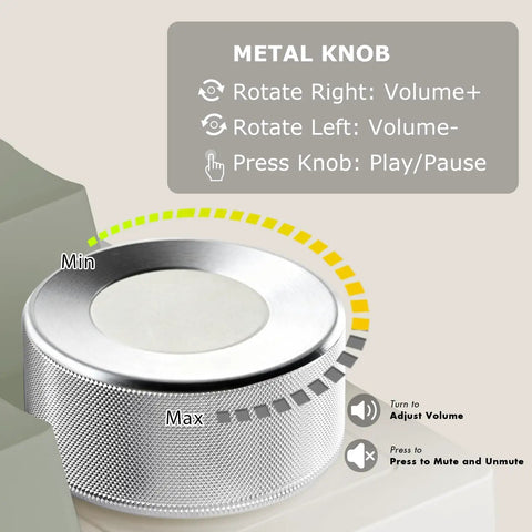 Metal knob for volume control on Solid 75 Percent Mechanical Keyboard With Hot Swappable Linear Switches, Gasket Build.