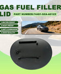 Honda Pilot Gas Fuel Filler Cover Lid Replacement For 2009 To 2015 3 5L V6 SOHC Naturally Aspirated Fits EX LX EX L Sport Utility 74481 SZA A01ZZ EZ Install
